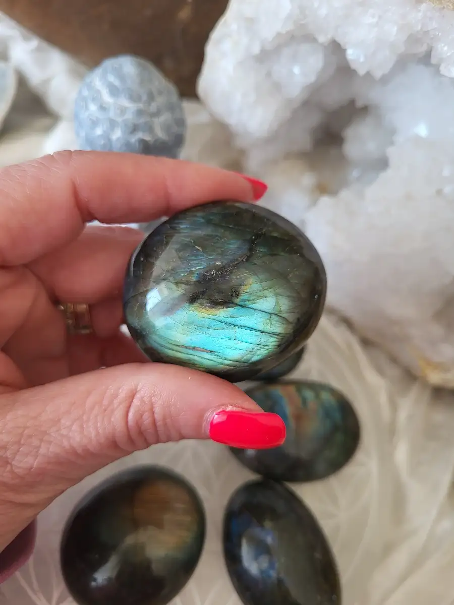 Galets en Labradorite