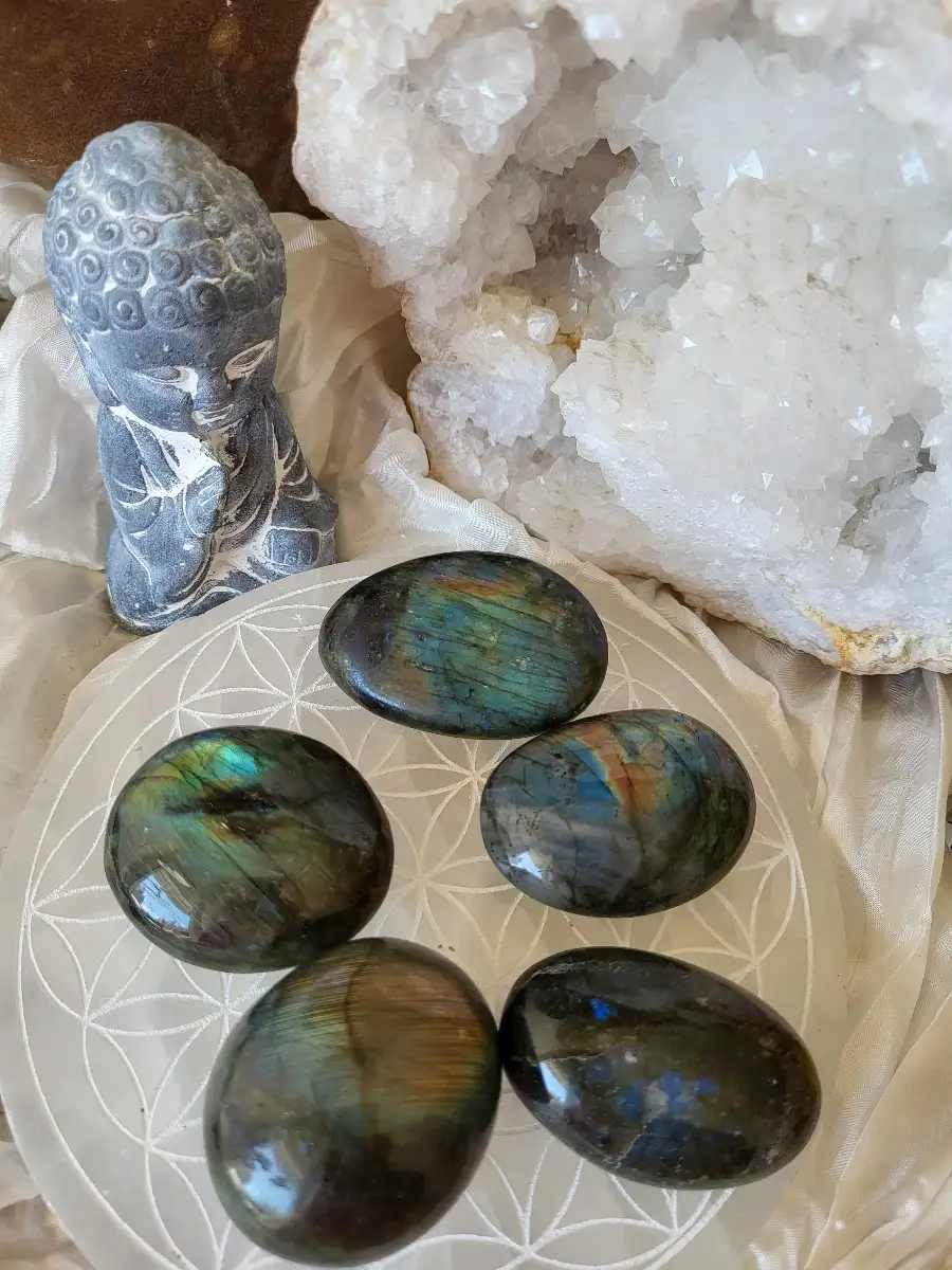 Galets en Labradorite