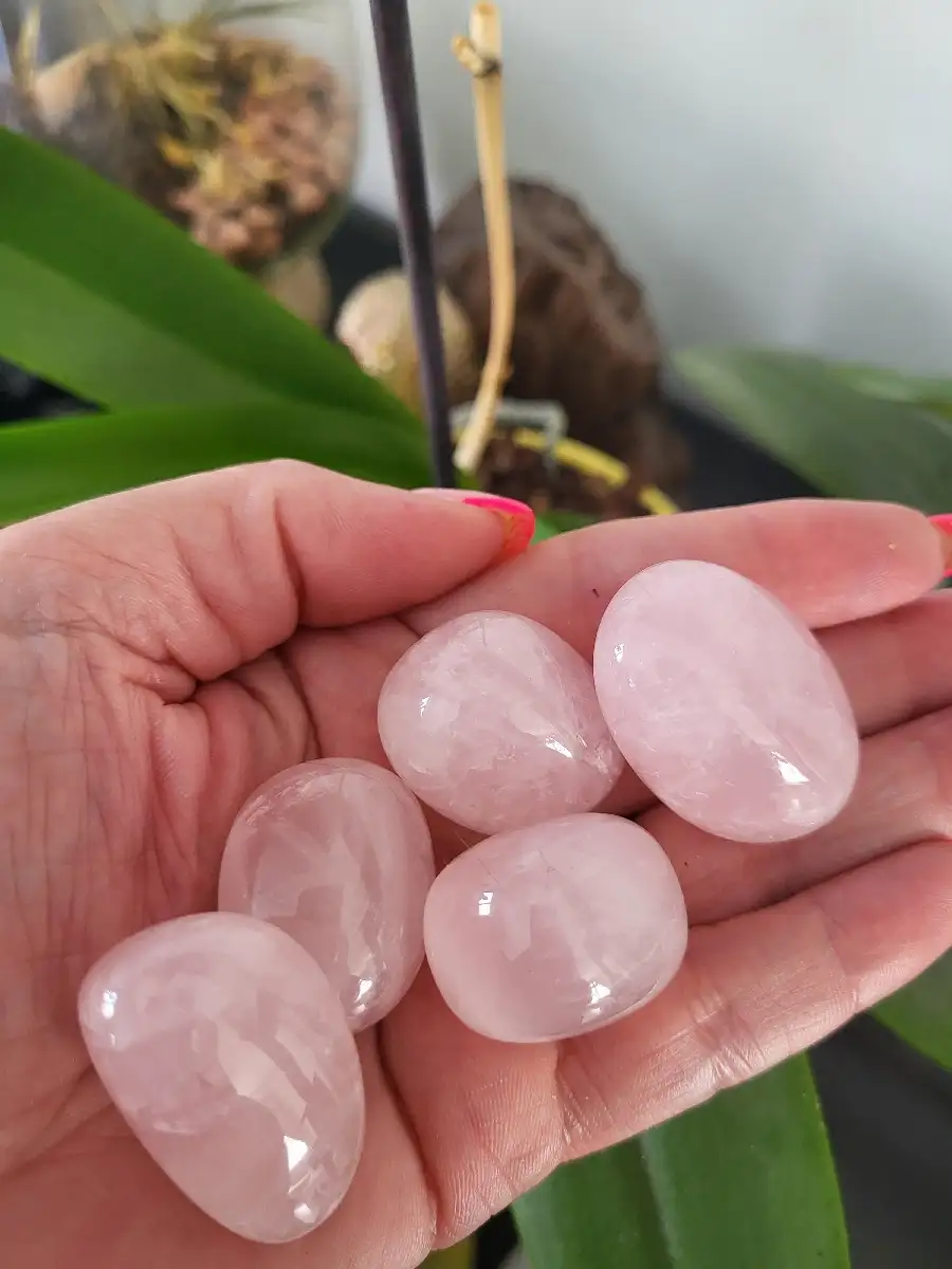 Pierre roulée quartz rose