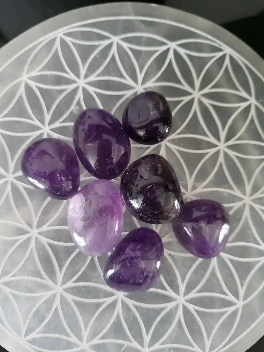 Pierre roulée en Améthyste