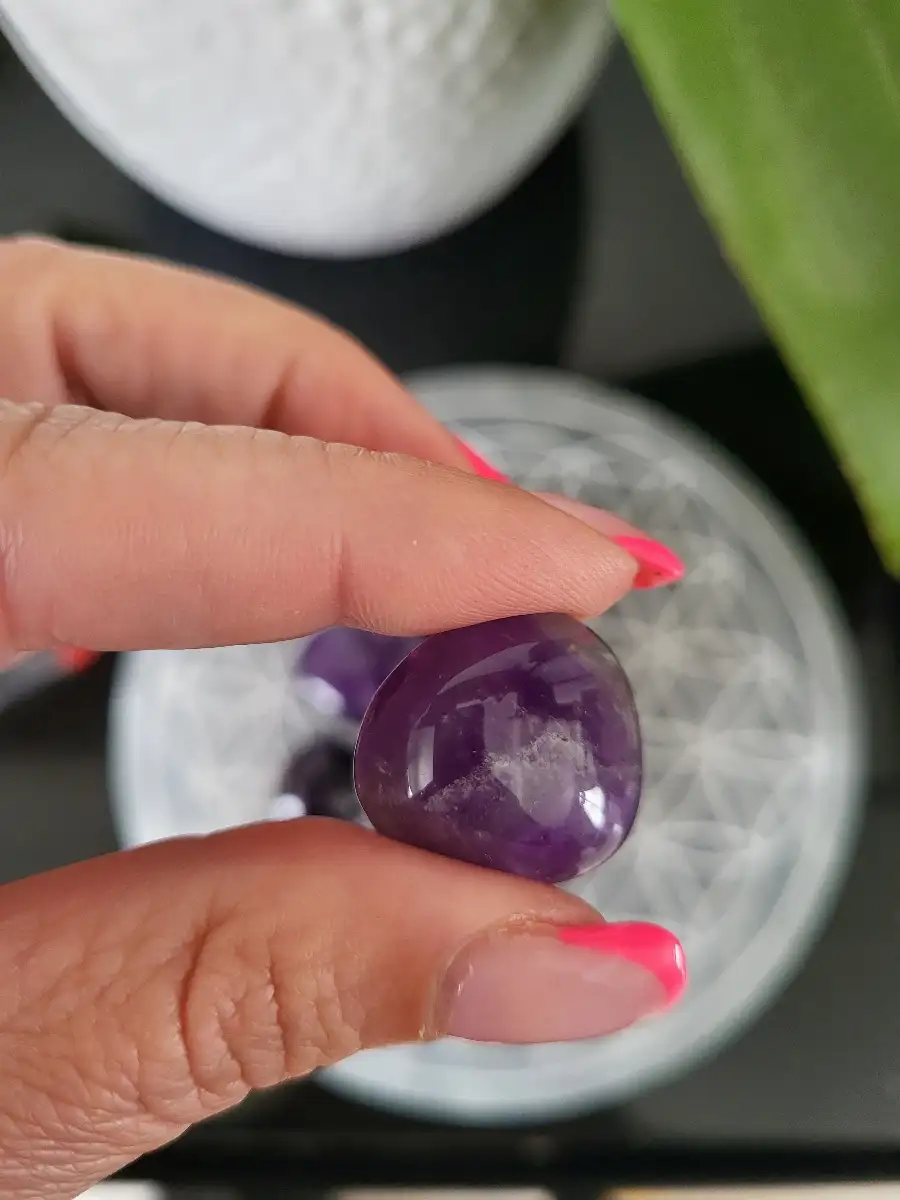 Pierre roulée en Améthyste