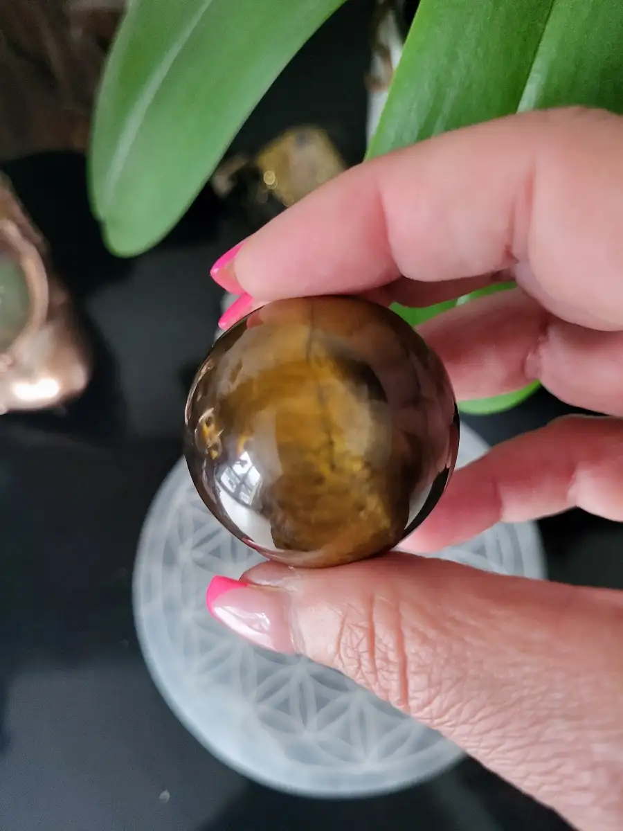 Sphère œil de tigre