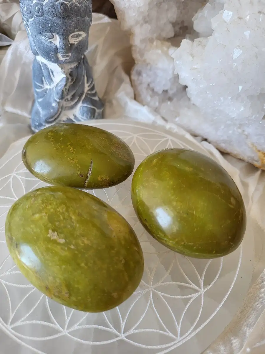 Galet Opale verte (Abondance & lâcher prise)