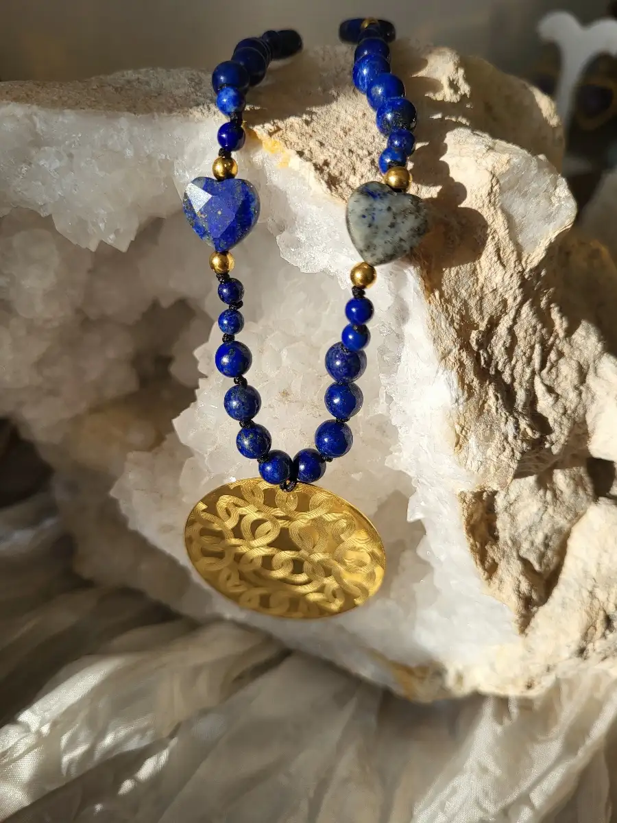 ECHO - Sautoir en Lapis-Lazuli