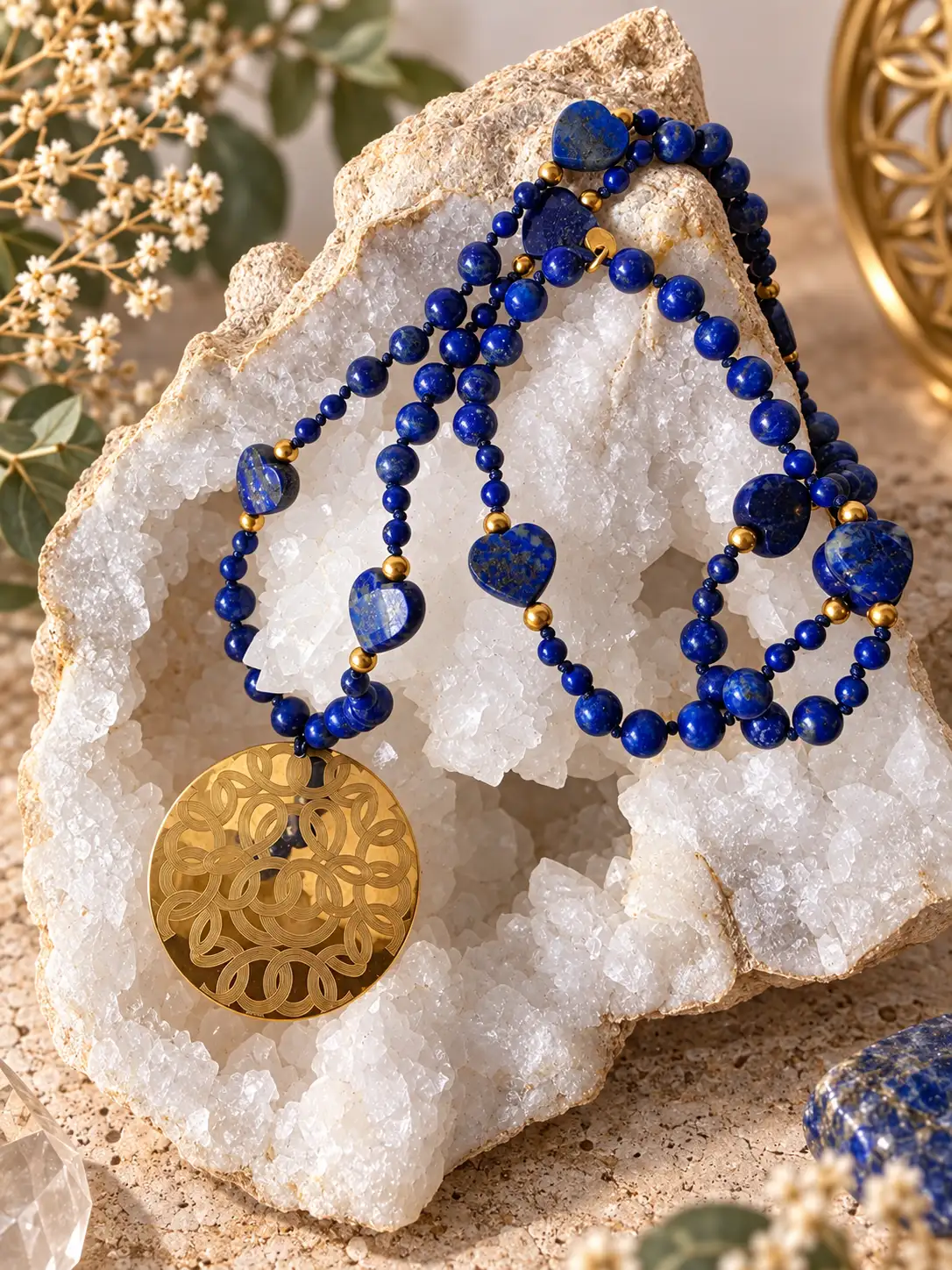 ECHO - Sautoir en Lapis-Lazuli